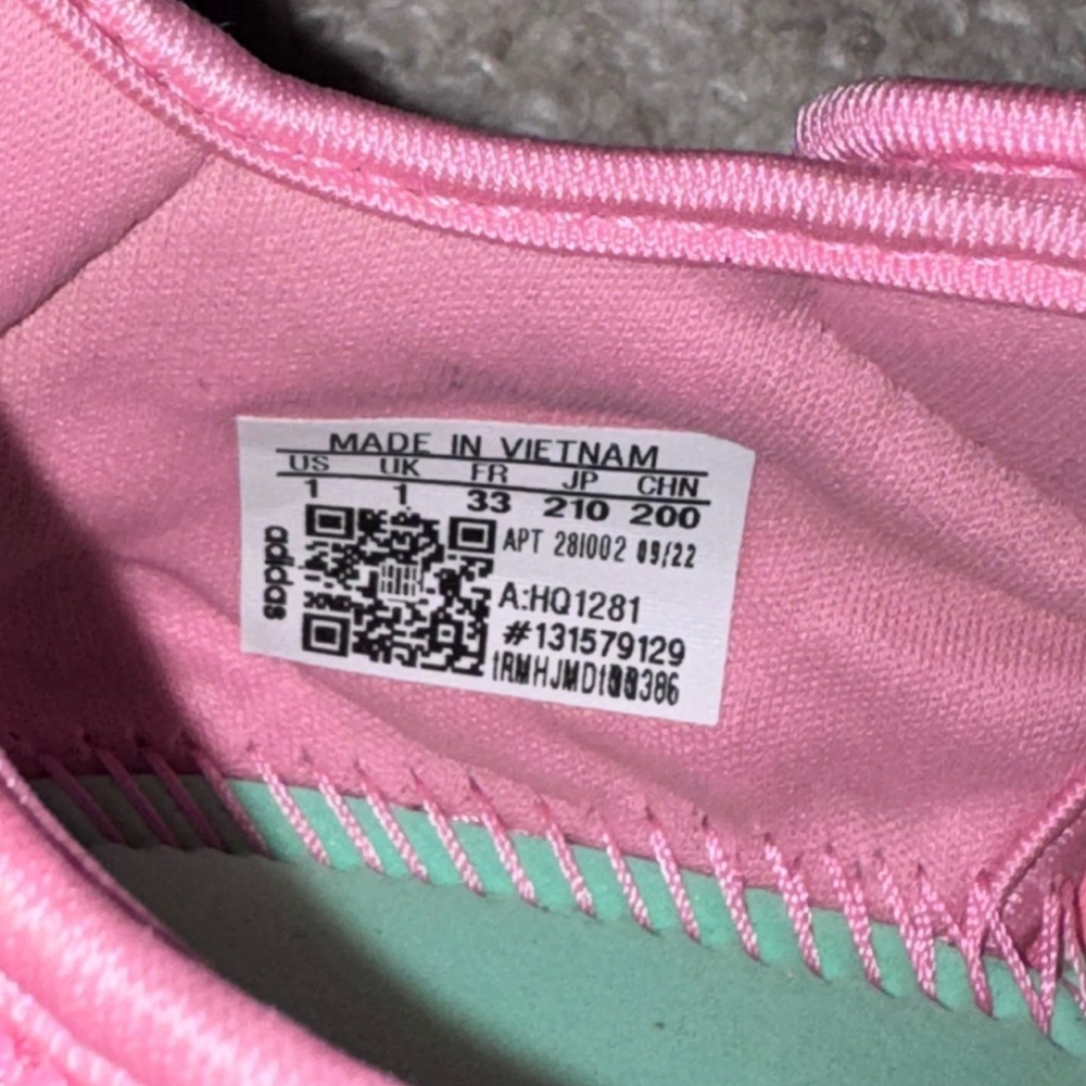 Adidas Altaventure Sport Swim Sandal 'Beam Pink Mint Camo' Size 1 - Picture 2 of 4